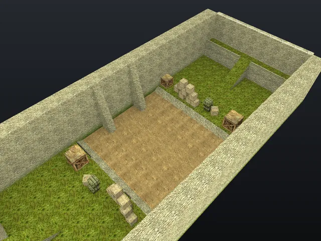 The aim_headshot map in Counter-Strike 1.6