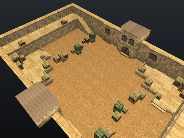 The aim_map map in Counter-Strike 1.6