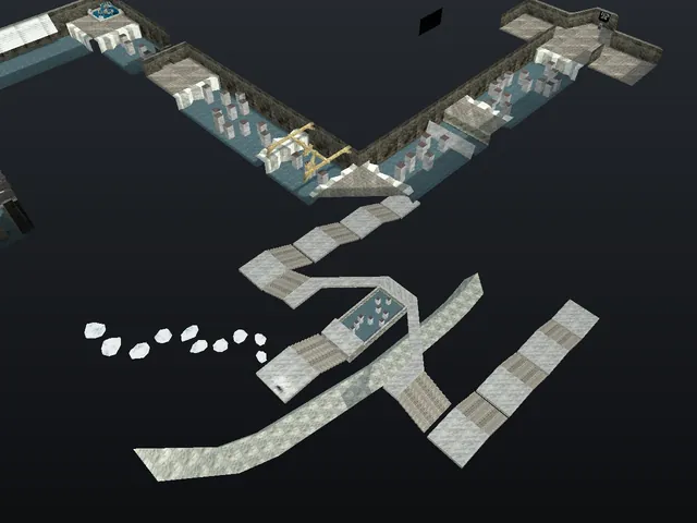 The bhop_break_free map in Counter-Strike 1.6