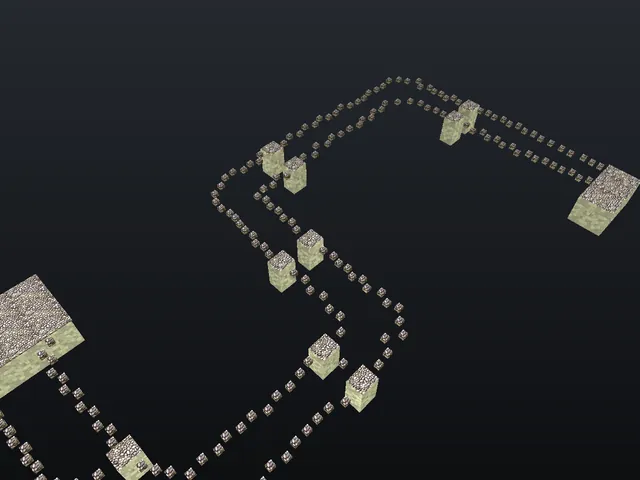 The bhop_flyblocks map in Counter-Strike 1.6