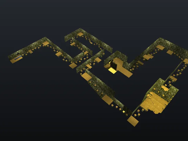The bkz_goldbhop map in Counter-Strike 1.6