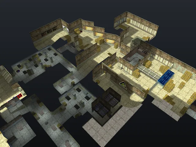 The de_cpl_mill map in Counter-Strike 1.6