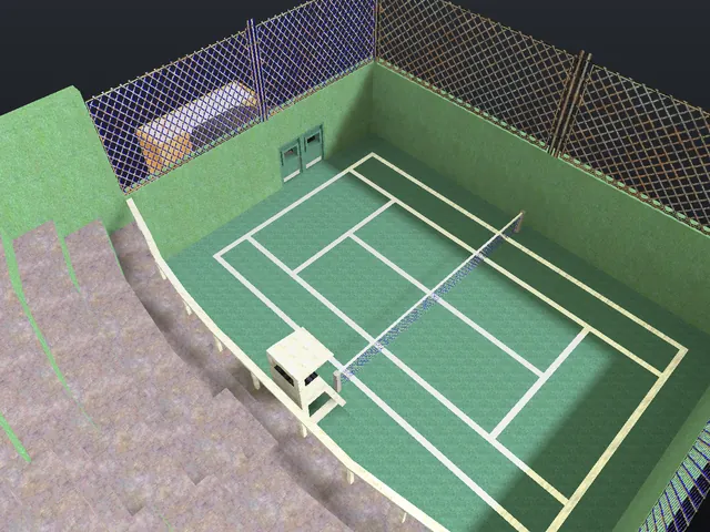 The he_tennis map in Counter-Strike 1.6