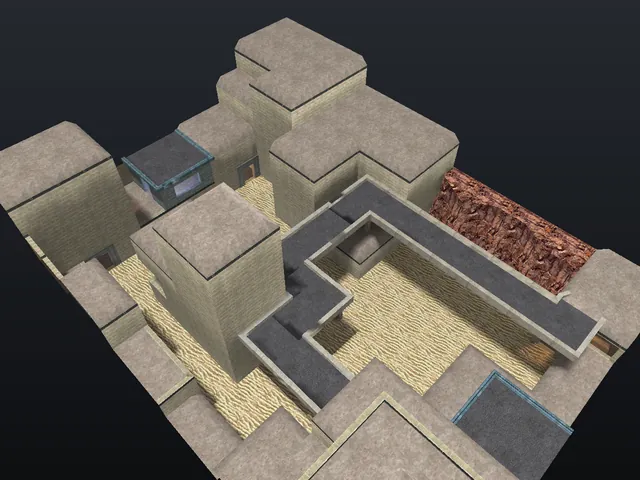 The scout_knivez map in Counter-Strike 1.6