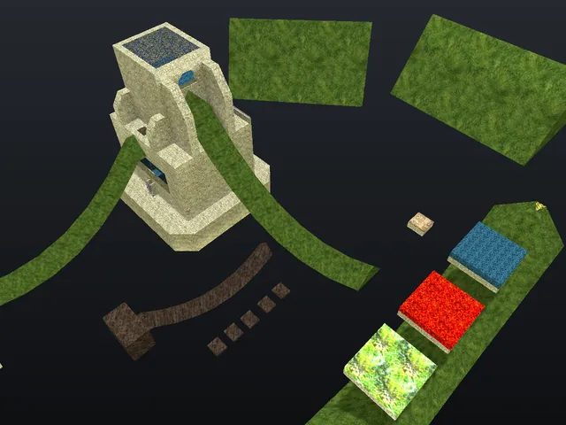 The surf_green map in Counter-Strike 1.6