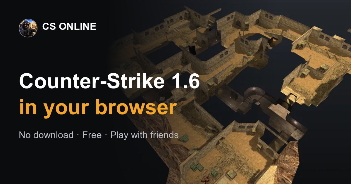 Cheating is mandatory: browser CS 1.6 where every player has aimbot and wallhack